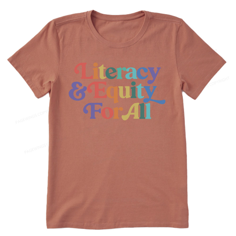 Pagewings Literacy & Equity For All Unisex Classic T-shirt