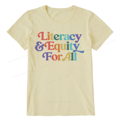 Pagewings Literacy & Equity For All Unisex Classic T-shirt