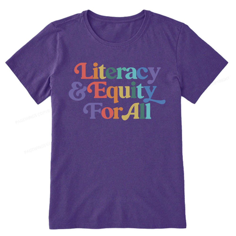 Pagewings Literacy & Equity For All Unisex Classic T-shirt