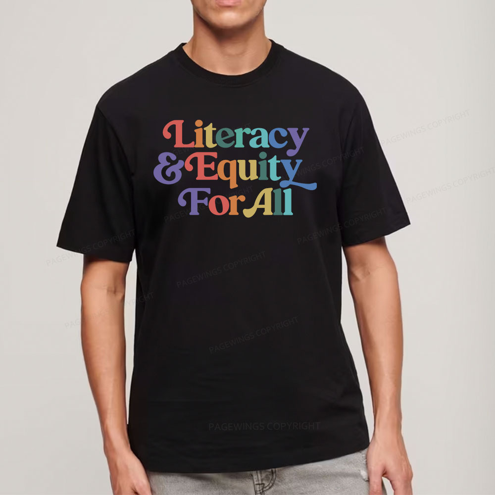 Pagewings Literacy & Equity For All Unisex Classic T-shirt