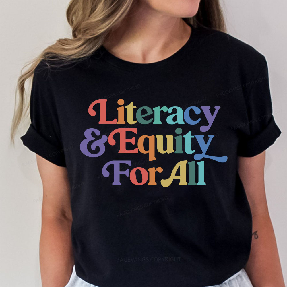 Pagewings Literacy & Equity For All Unisex Classic T-shirt