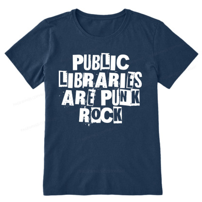 Pagewings Public Libraries Are Punk Rock Unisex Classic T-shirt