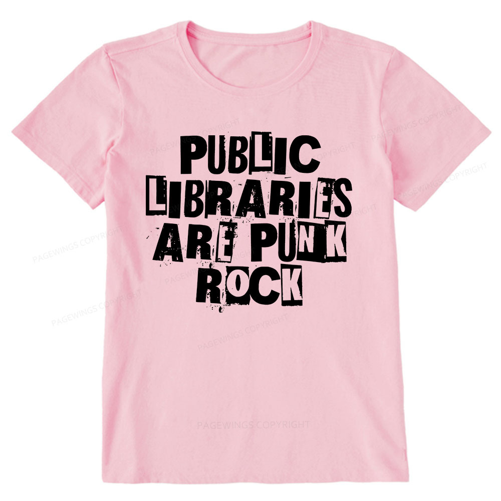 Pagewings Public Libraries Are Punk Rock Unisex Classic T-shirt