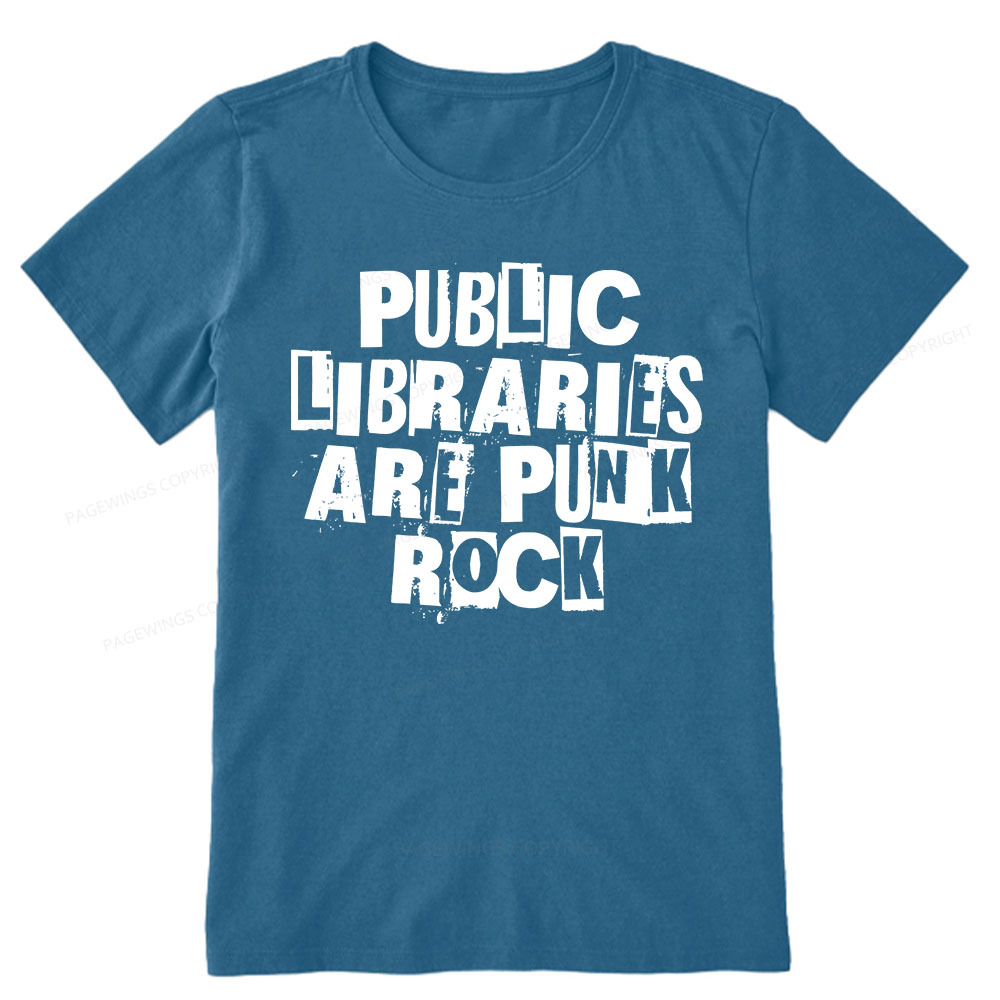 Pagewings Public Libraries Are Punk Rock Unisex Classic T-shirt
