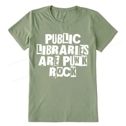 Pagewings Public Libraries Are Punk Rock Unisex Classic T-shirt