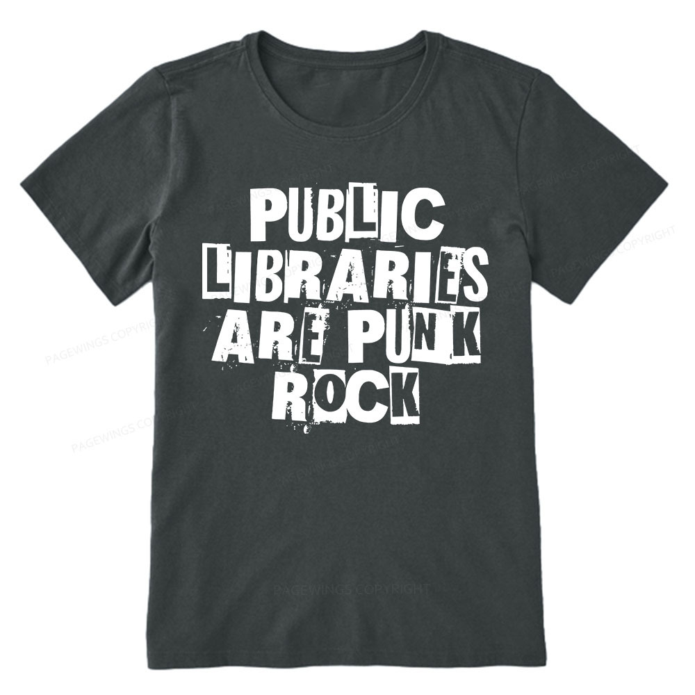 Pagewings Public Libraries Are Punk Rock Unisex Classic T-shirt
