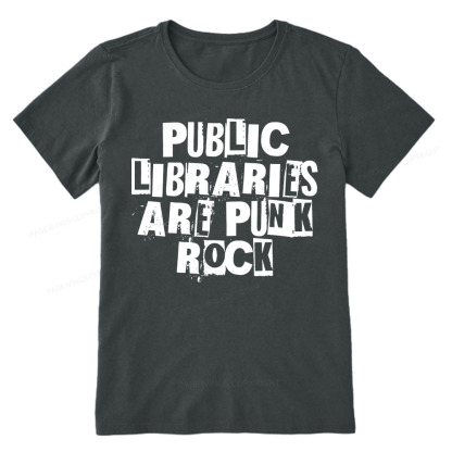 Pagewings Public Libraries Are Punk Rock Unisex Classic T-shirt