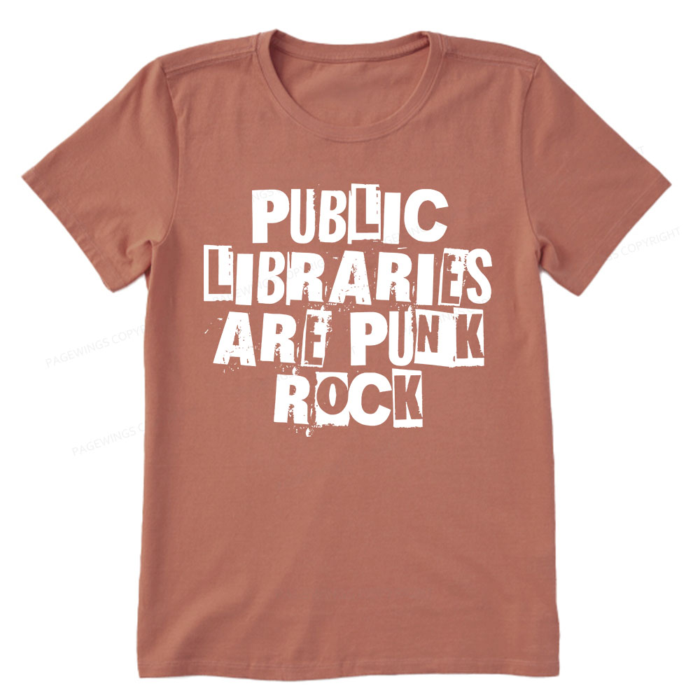 Pagewings Public Libraries Are Punk Rock Unisex Classic T-shirt
