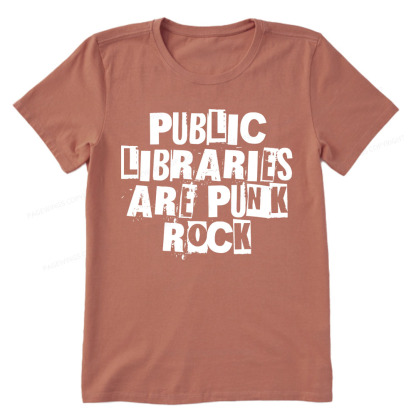 Pagewings Public Libraries Are Punk Rock Unisex Classic T-shirt
