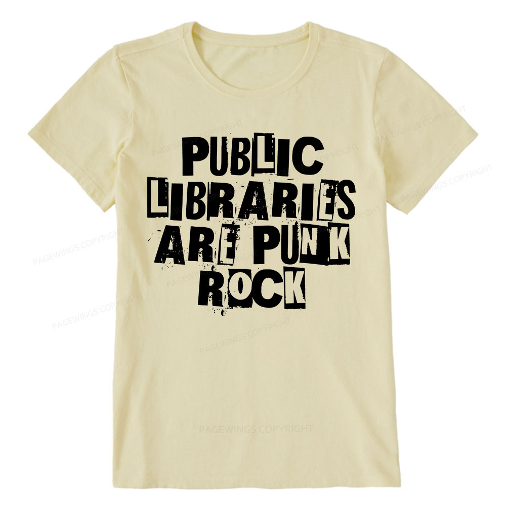 Pagewings Public Libraries Are Punk Rock Unisex Classic T-shirt