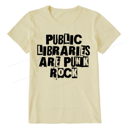 Pagewings Public Libraries Are Punk Rock Unisex Classic T-shirt