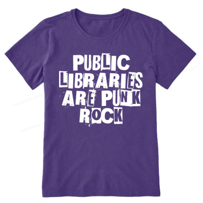 Pagewings Public Libraries Are Punk Rock Unisex Classic T-shirt