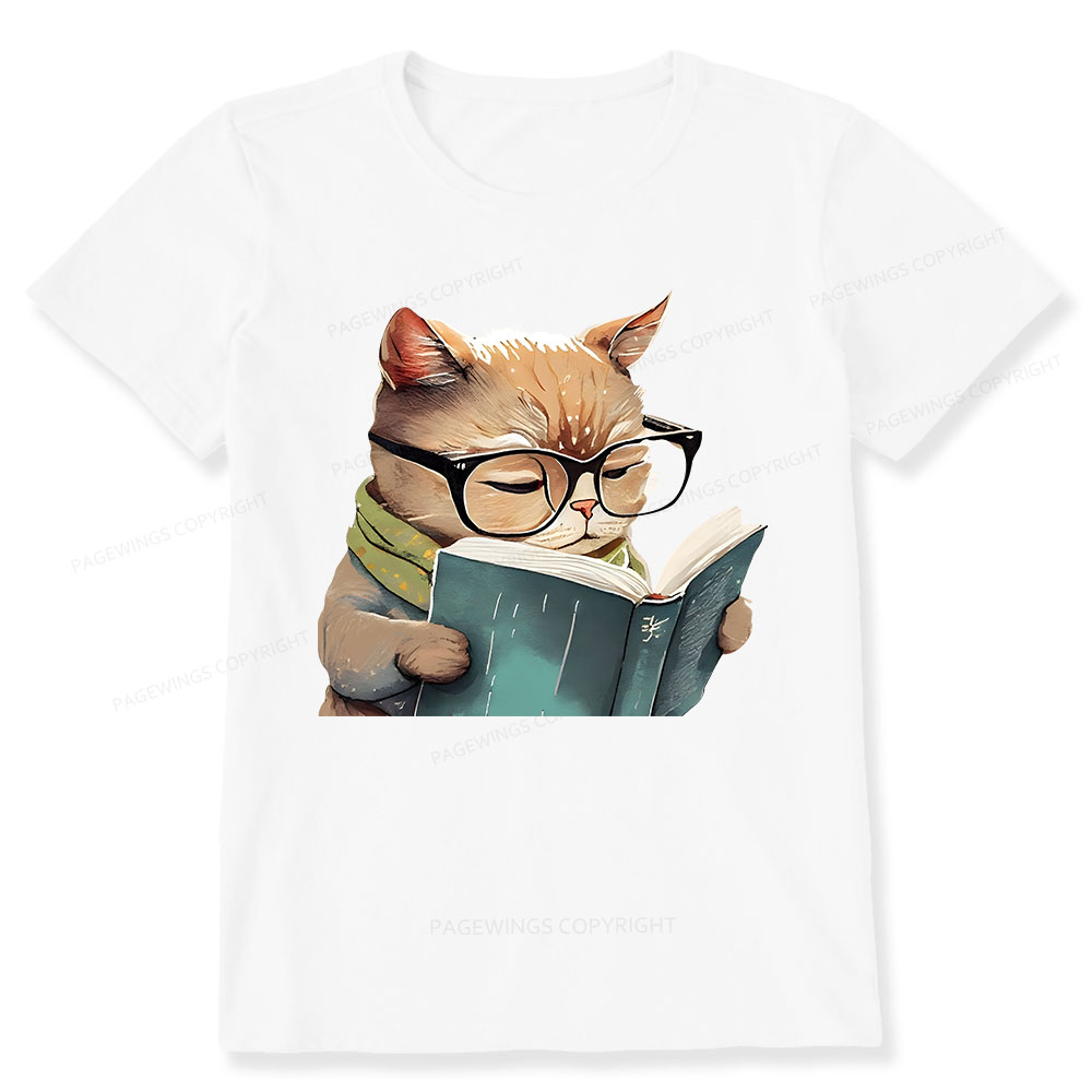Pagewings Animals Reading Books Unisex Classic T-shirt
