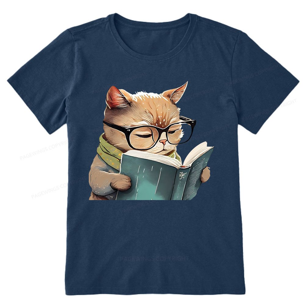 Pagewings Animals Reading Books Unisex Classic T-shirt