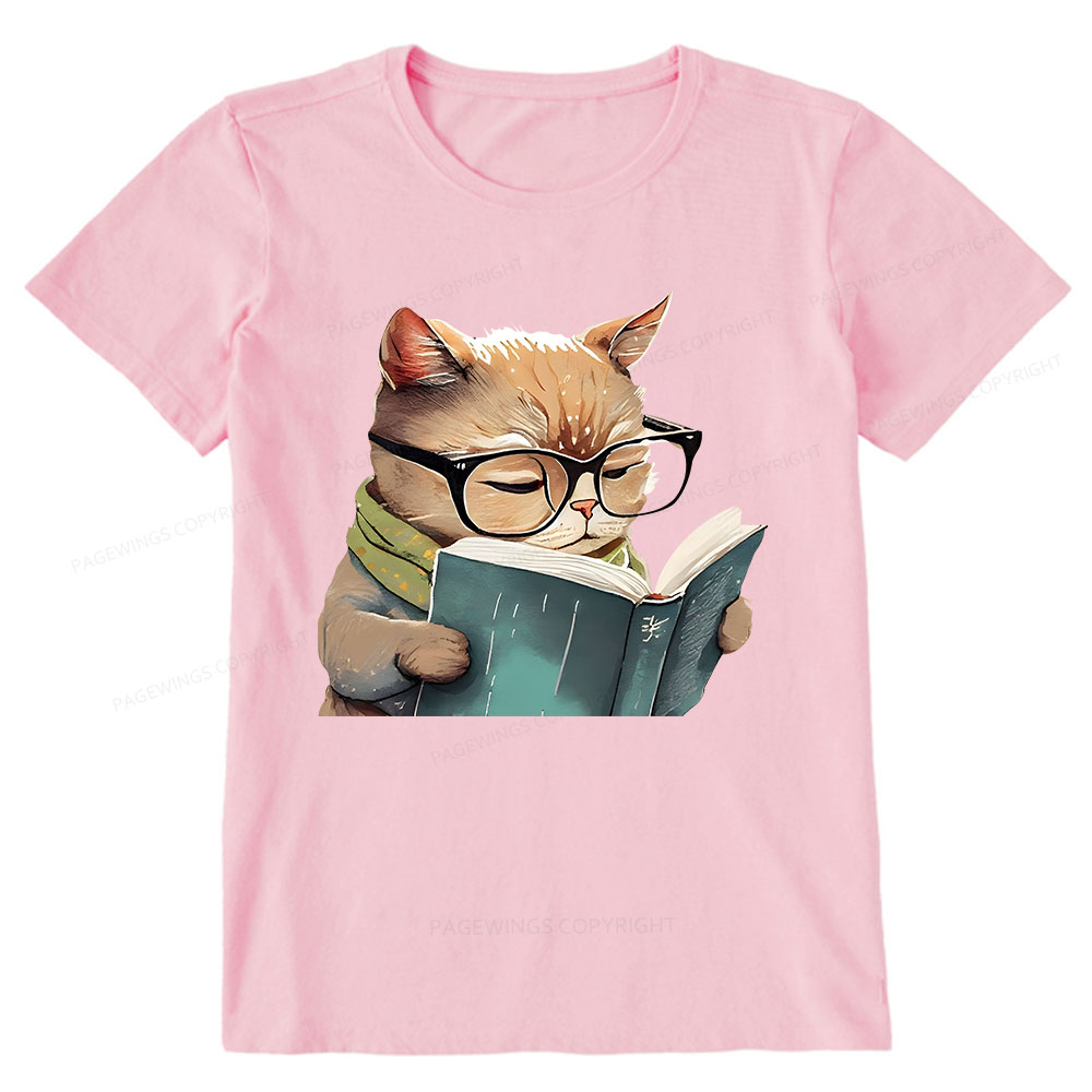 Pagewings Animals Reading Books Unisex Classic T-shirt