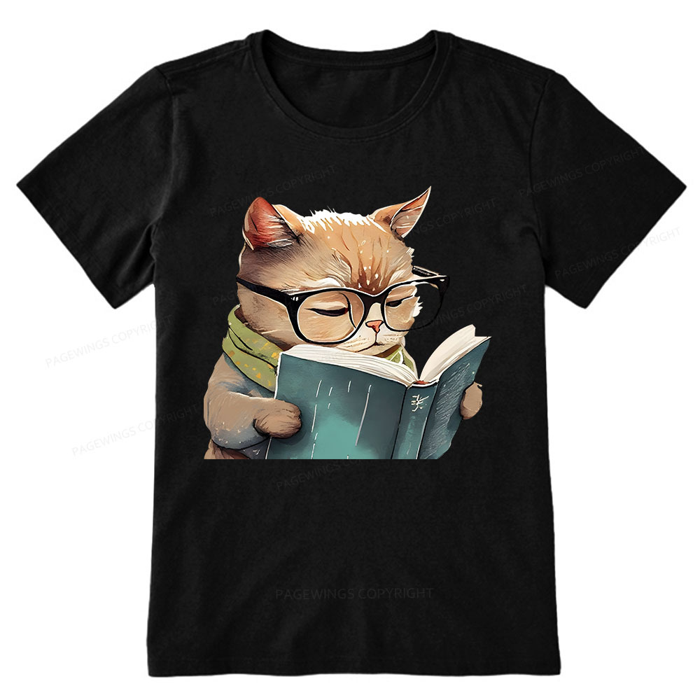 Pagewings Animals Reading Books Unisex Classic T-shirt