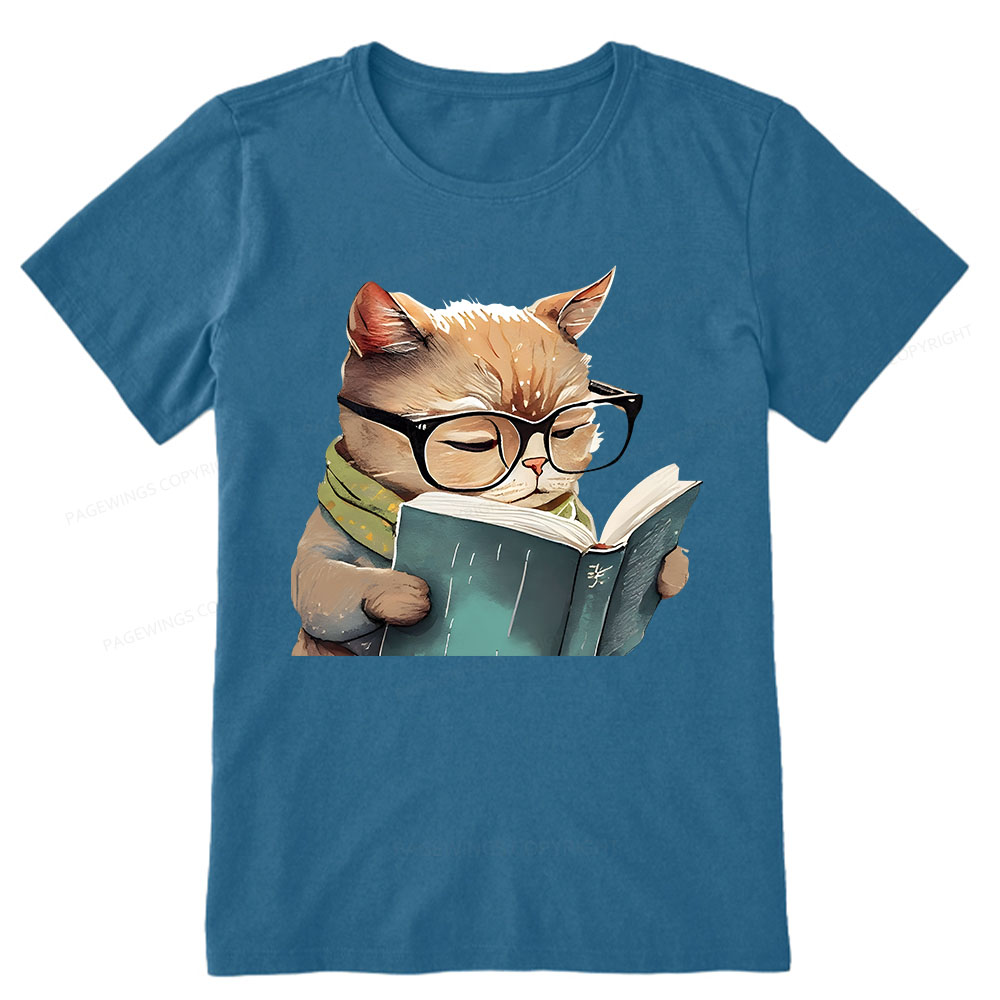 Pagewings Animals Reading Books Unisex Classic T-shirt