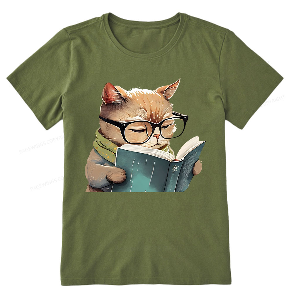 Pagewings Animals Reading Books Unisex Classic T-shirt