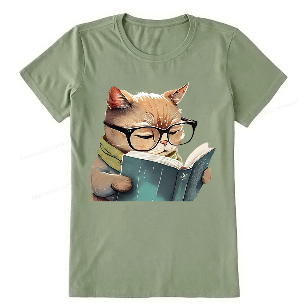 Pagewings Animals Reading Books Unisex Classic T-shirt