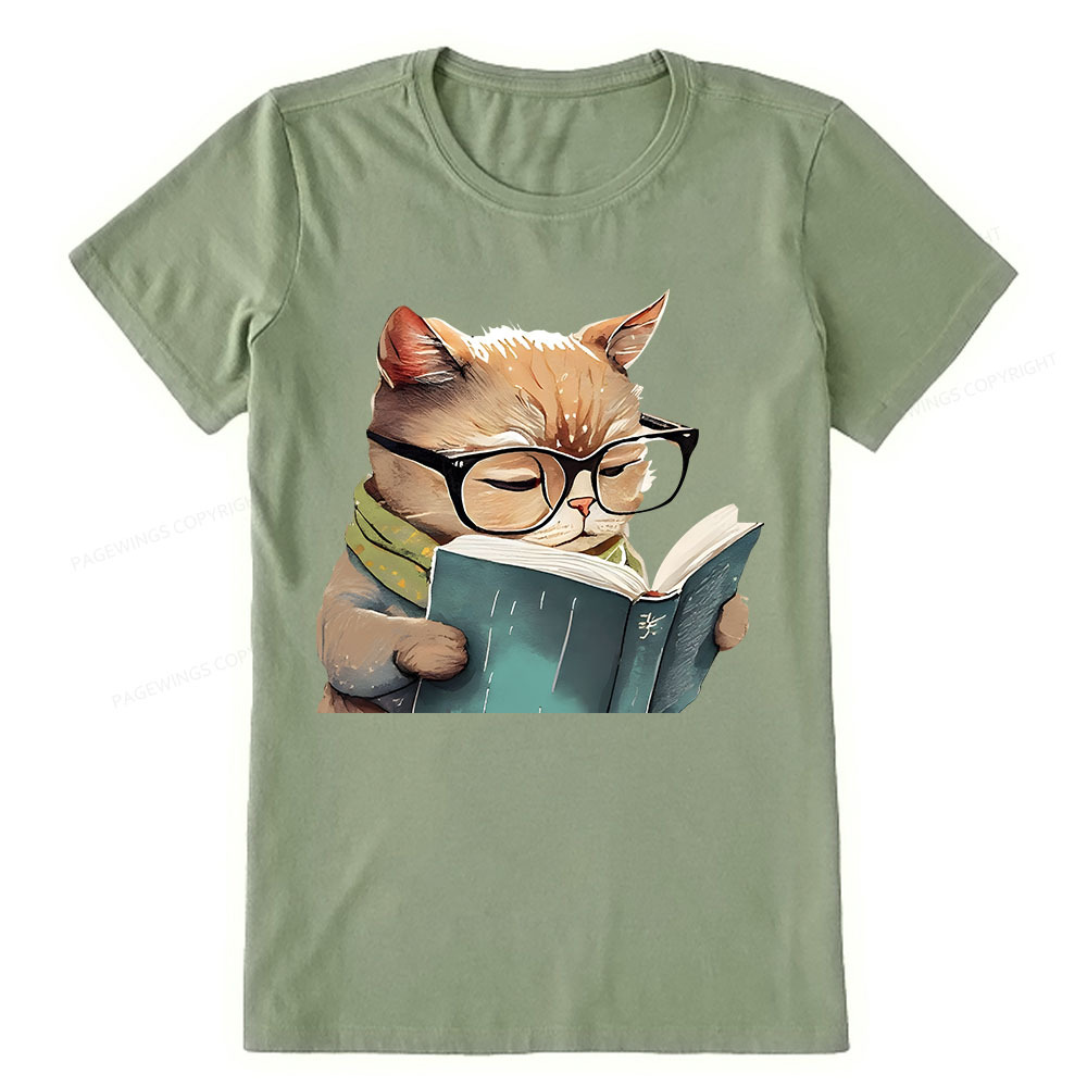 Pagewings Animals Reading Books Unisex Classic T-shirt
