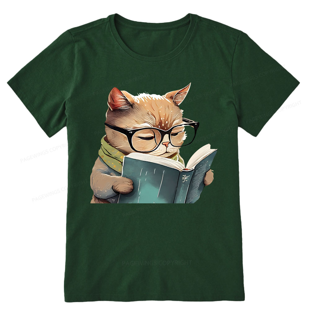 Pagewings Animals Reading Books Unisex Classic T-shirt