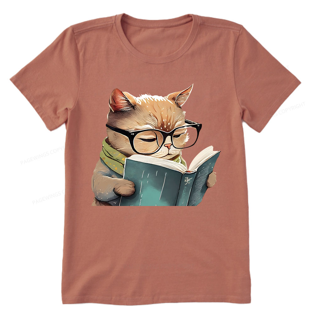 Pagewings Animals Reading Books Unisex Classic T-shirt