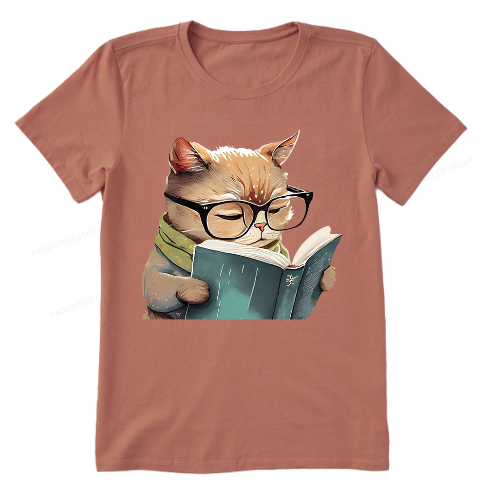 Pagewings Animals Reading Books Unisex Classic T-shirt