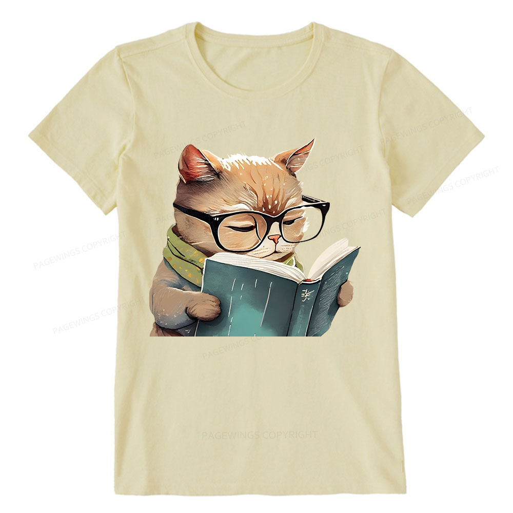 Pagewings Animals Reading Books Unisex Classic T-shirt