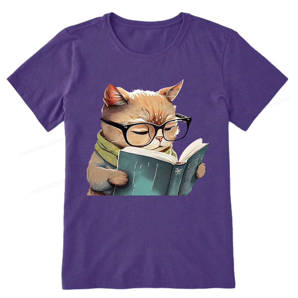 Pagewings Animals Reading Books Unisex Classic T-shirt