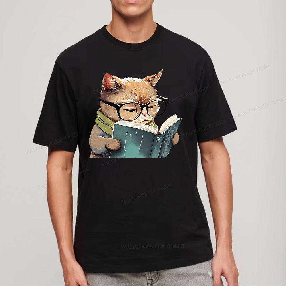 Pagewings Animals Reading Books Unisex Classic T-shirt