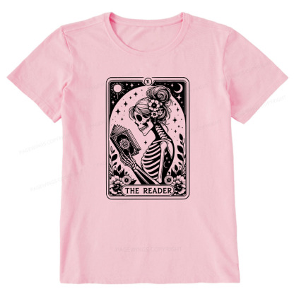 Pagewings Tarot Lover Gift Halloween Skeleton Tee Unisex Classic T-shirt