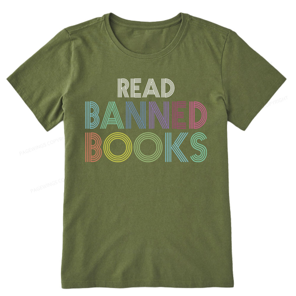 Pagewings Read Banned Books Shirt Unisex Classic T-shirt