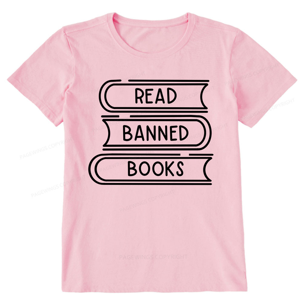 Pagewings Read Banned Books Stack Unisex Tee Unisex Classic T-shirt