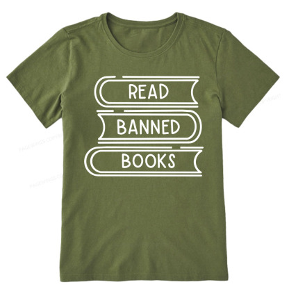 Pagewings Read Banned Books Stack Unisex Tee Unisex Classic T-shirt
