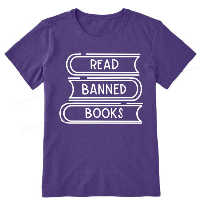 Pagewings Read Banned Books Stack Unisex Tee Unisex Classic T-shirt