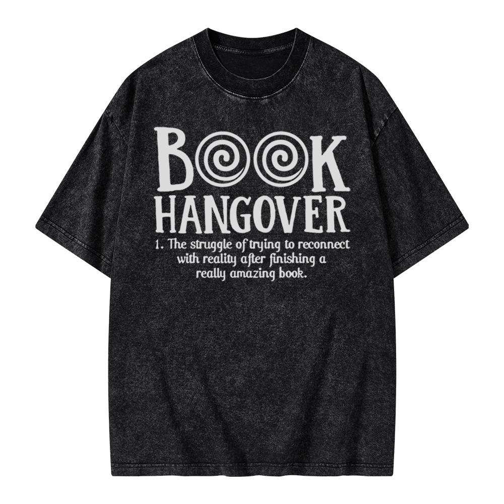 Pagewings Book Hangover Unisex Washed T-shirt