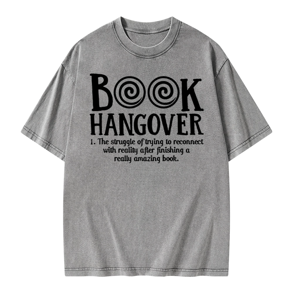 Pagewings Book Hangover Unisex Washed T-shirt