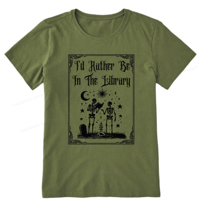 Pagewings I'd Rather Be In The Library Unisex Classic T-shirt