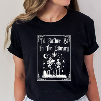 Pagewings I'd Rather Be In The Library Unisex Classic T-shirt