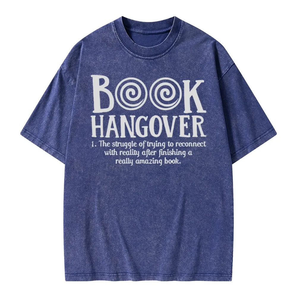 Pagewings Book Hangover Unisex Washed T-shirt