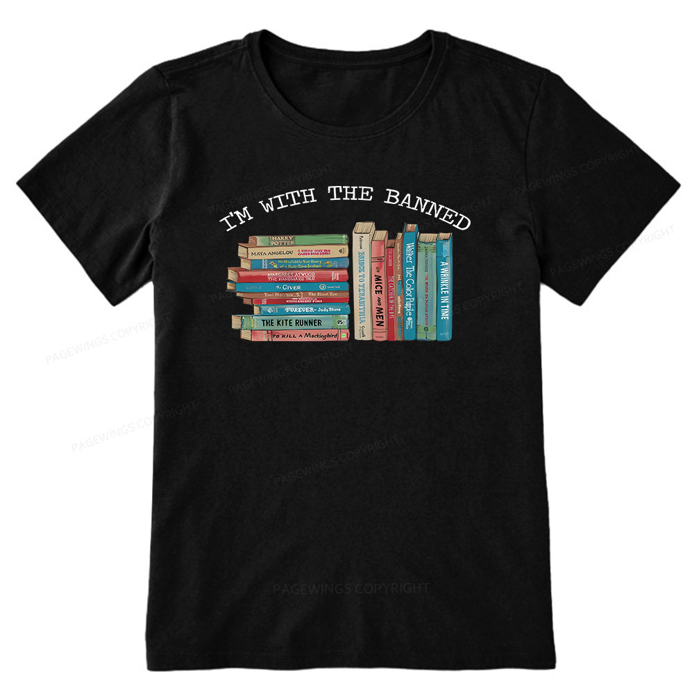 Pagewings  I'm With The Banned Books Shirt Unisex Classic T-shirt