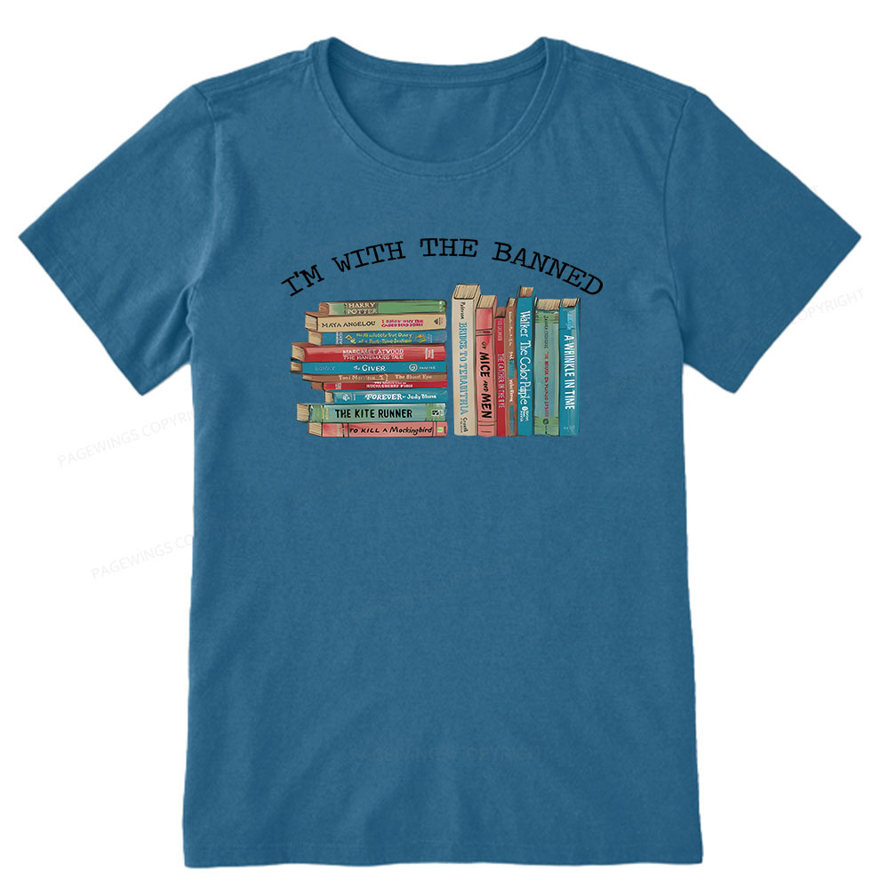 Pagewings  I'm With The Banned Books Shirt Unisex Classic T-shirt