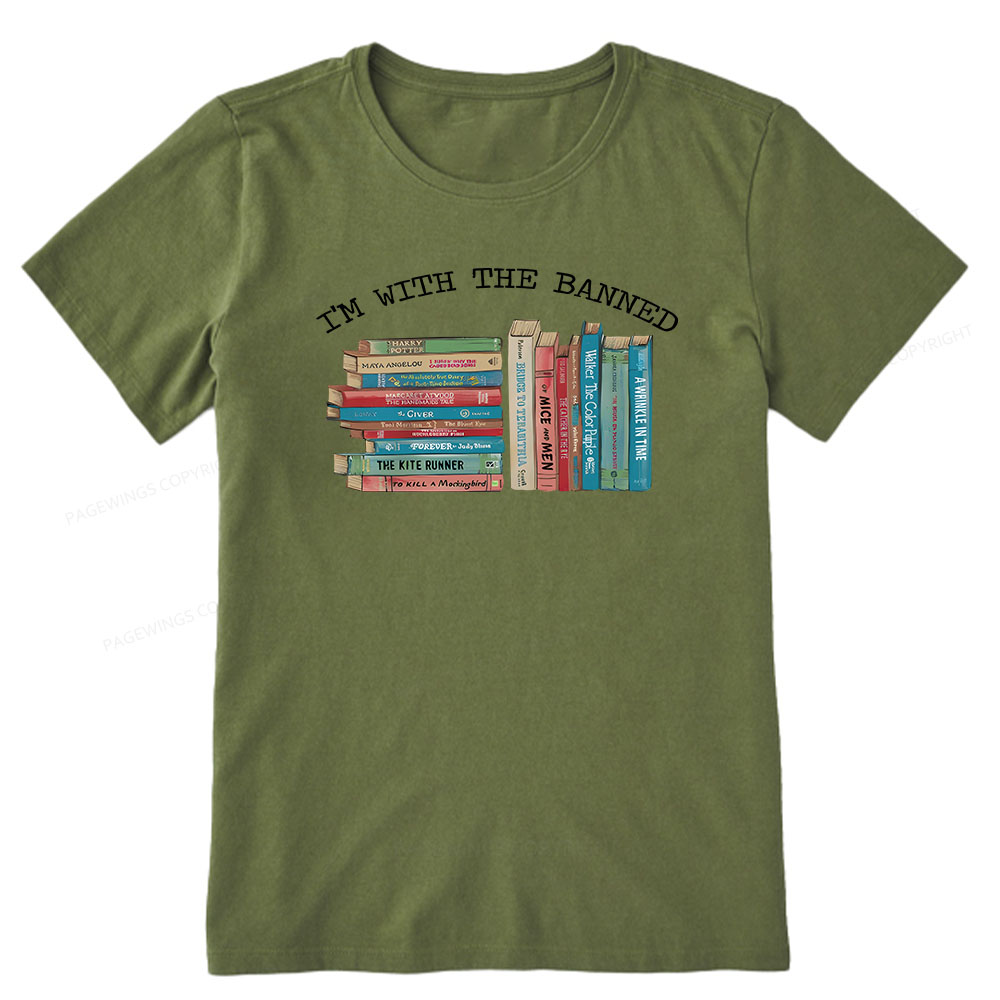 Pagewings  I'm With The Banned Books Shirt Unisex Classic T-shirt