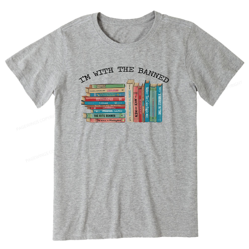 Pagewings  I'm With The Banned Books Shirt Unisex Classic T-shirt