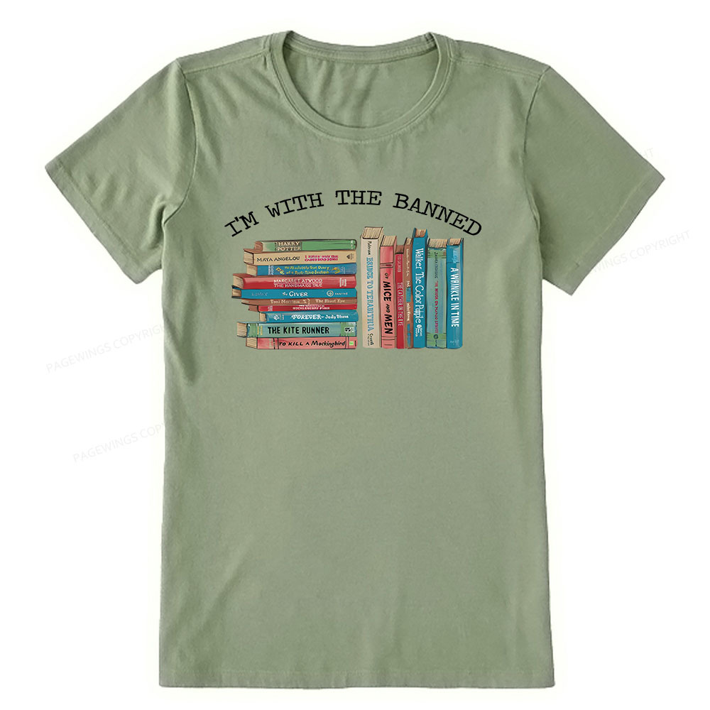 Pagewings  I'm With The Banned Books Shirt Unisex Classic T-shirt