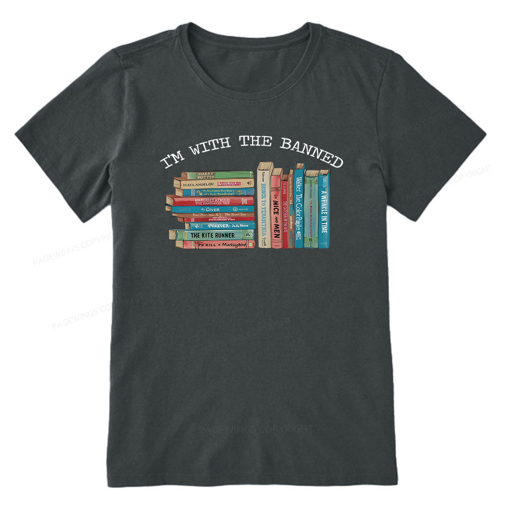Pagewings  I'm With The Banned Books Shirt Unisex Classic T-shirt