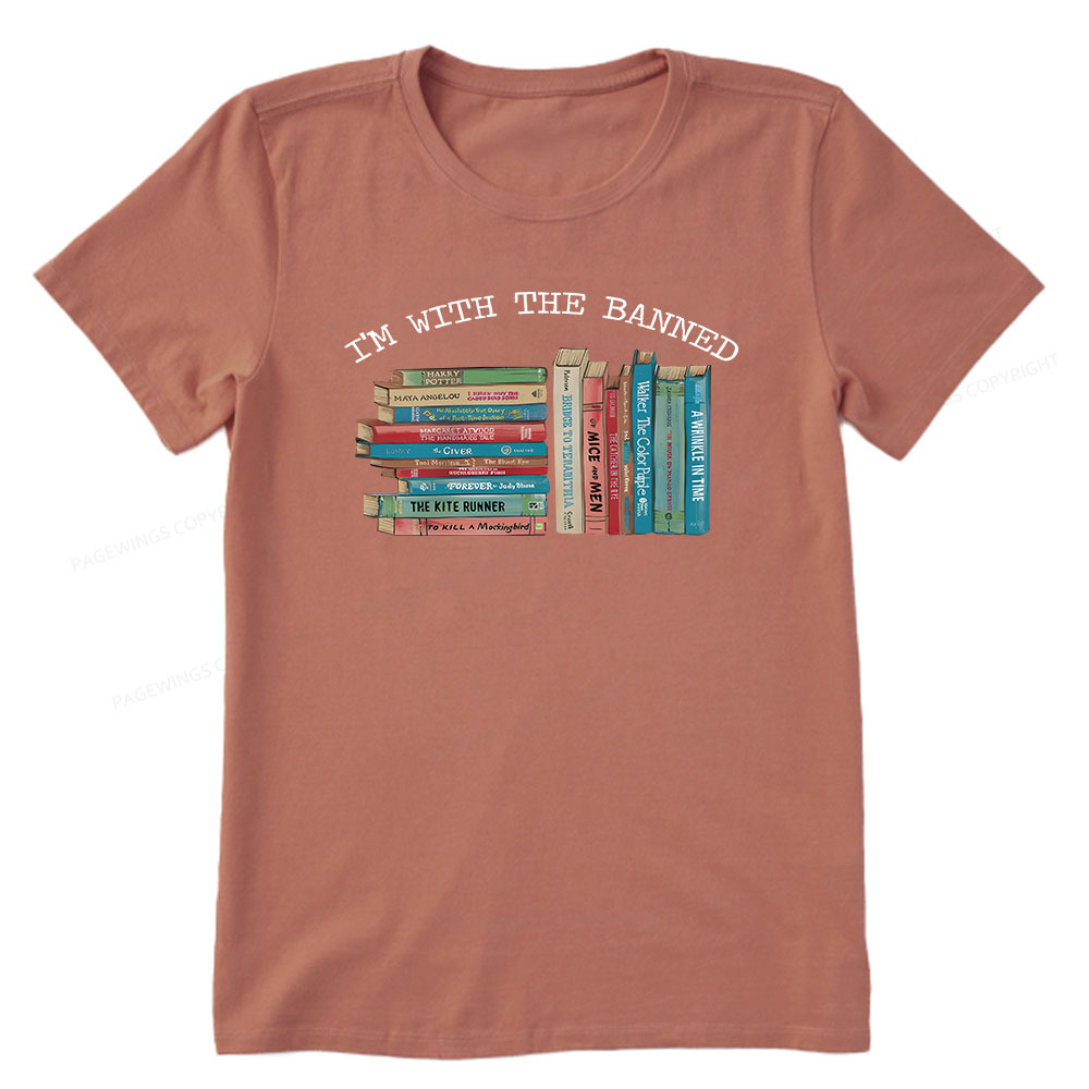 Pagewings  I'm With The Banned Books Shirt Unisex Classic T-shirt