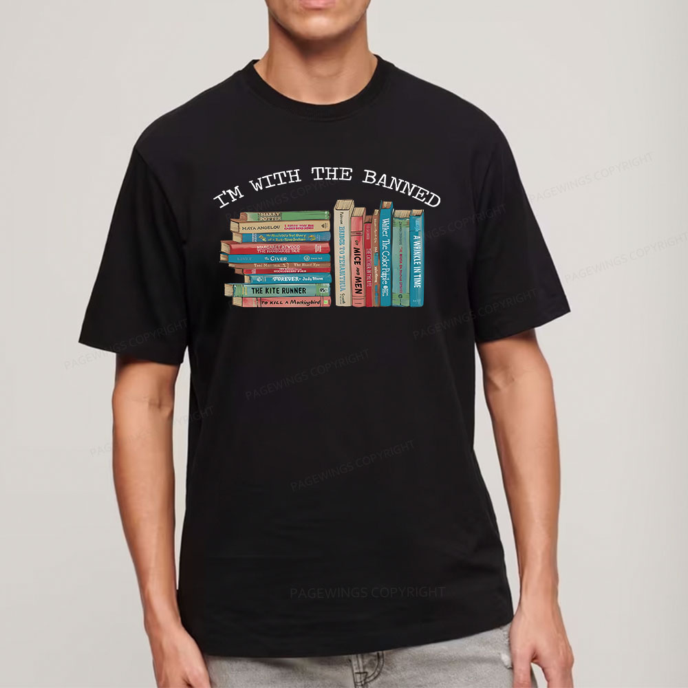 Pagewings  I'm With The Banned Books Shirt Unisex Classic T-shirt