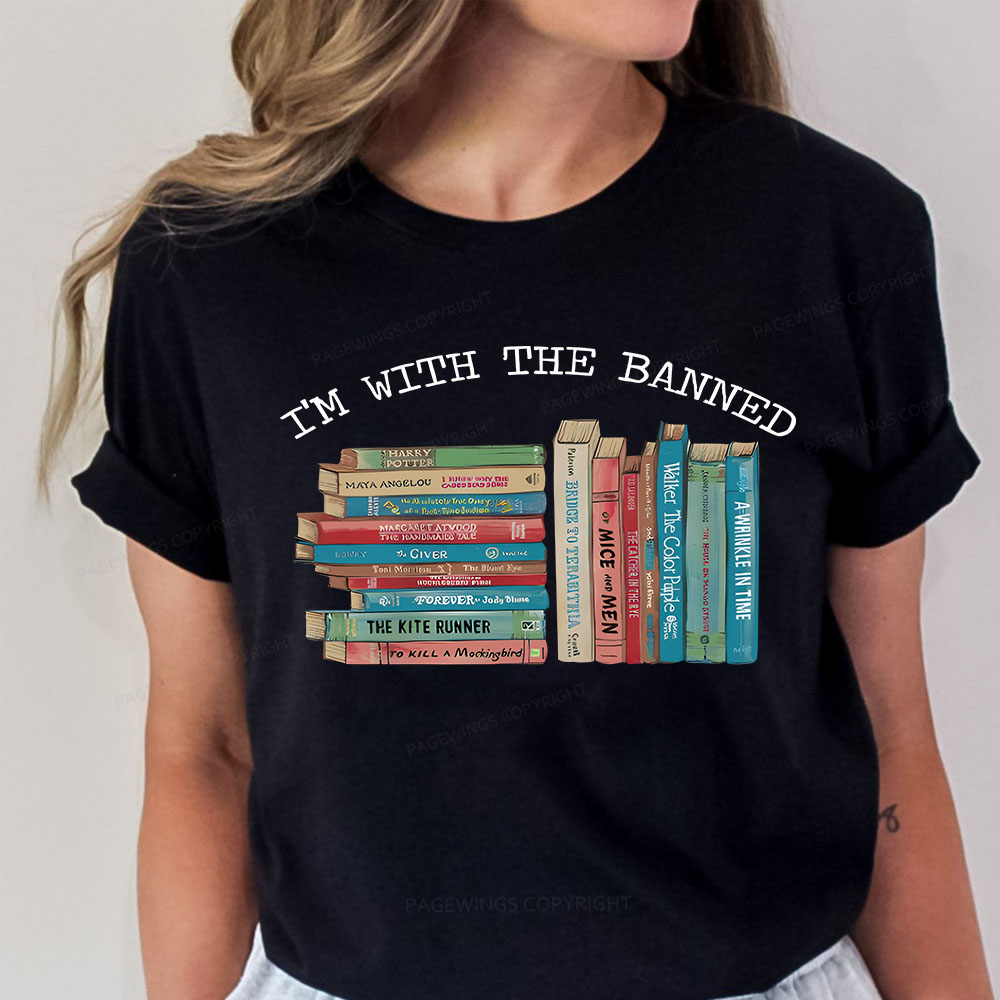 Pagewings  I'm With The Banned Books Shirt Unisex Classic T-shirt