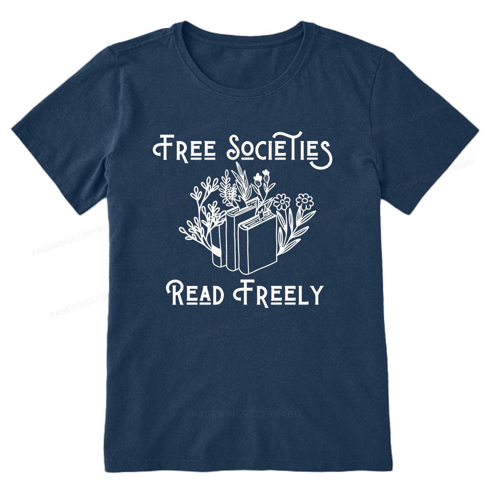 Pagewings Free Societies Read Freely Shirt Unisex Classic T-shirt